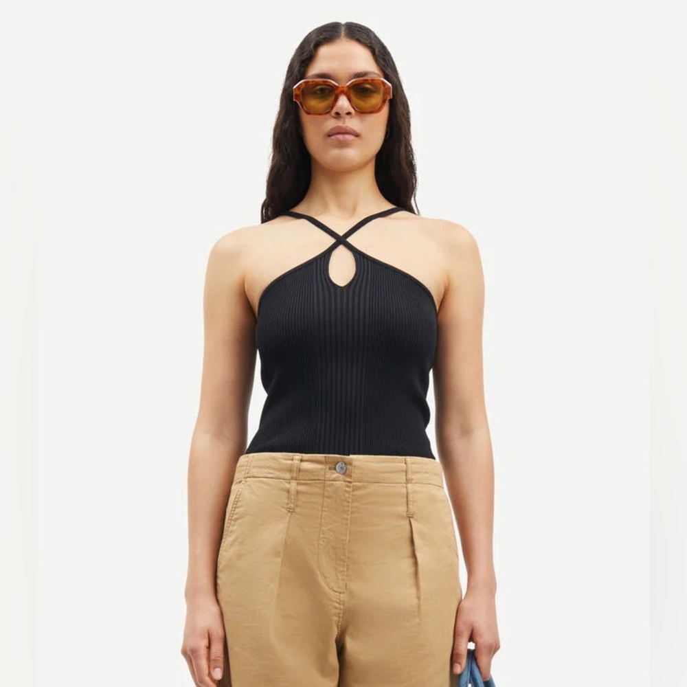 Samsoe Samsoe Sanina top size medium in black